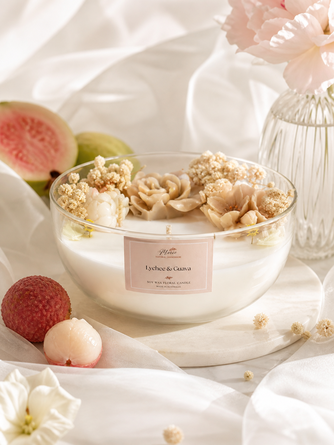 Lychee & Guava Sorbet | Enchanted Garden