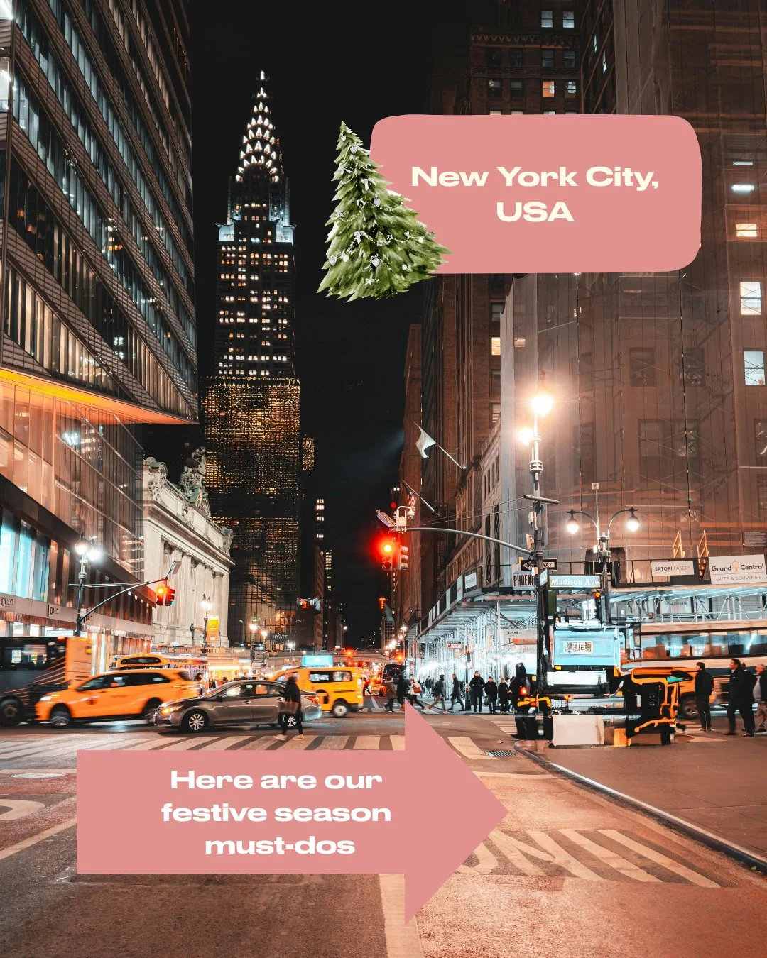 It's officially festive season 🎄 ☃️⁠
⁠
We love visiting the big apple, so here's a few must-do things to get you in the holiday spirit ✨