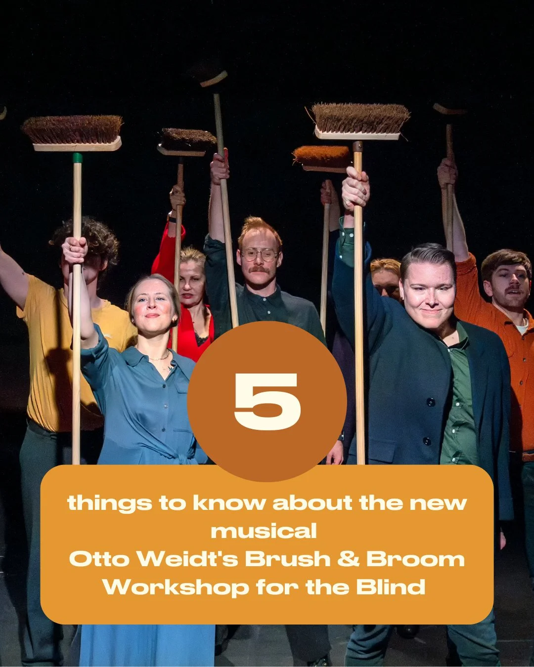 Have you heard of Otto Weidt? Now this true story is being brought to life in a new musical, Otto Weidt's Brush &amp; Broom Workshop for the Blind (@ottoweidtmusical)⁠
⁠
Currently in rehearsals, we're supporting the development of Act 2!⁠
⁠
#MusicalT