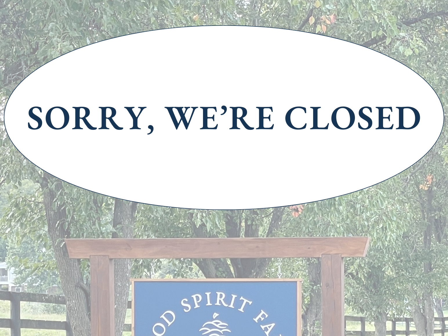 November 8: Closing at 4 pm for a private event
