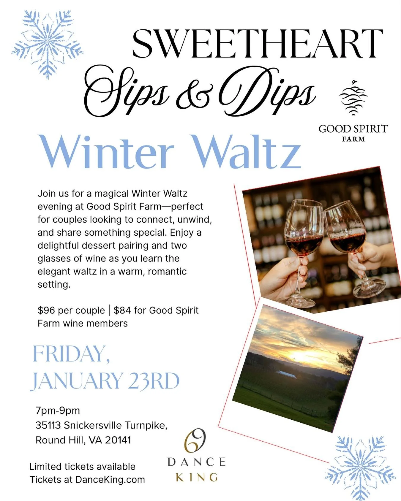 Dancing, dessert, and wine? Yes, please. 💃🍷
Friday, January 23rd | Tickets on sale now!