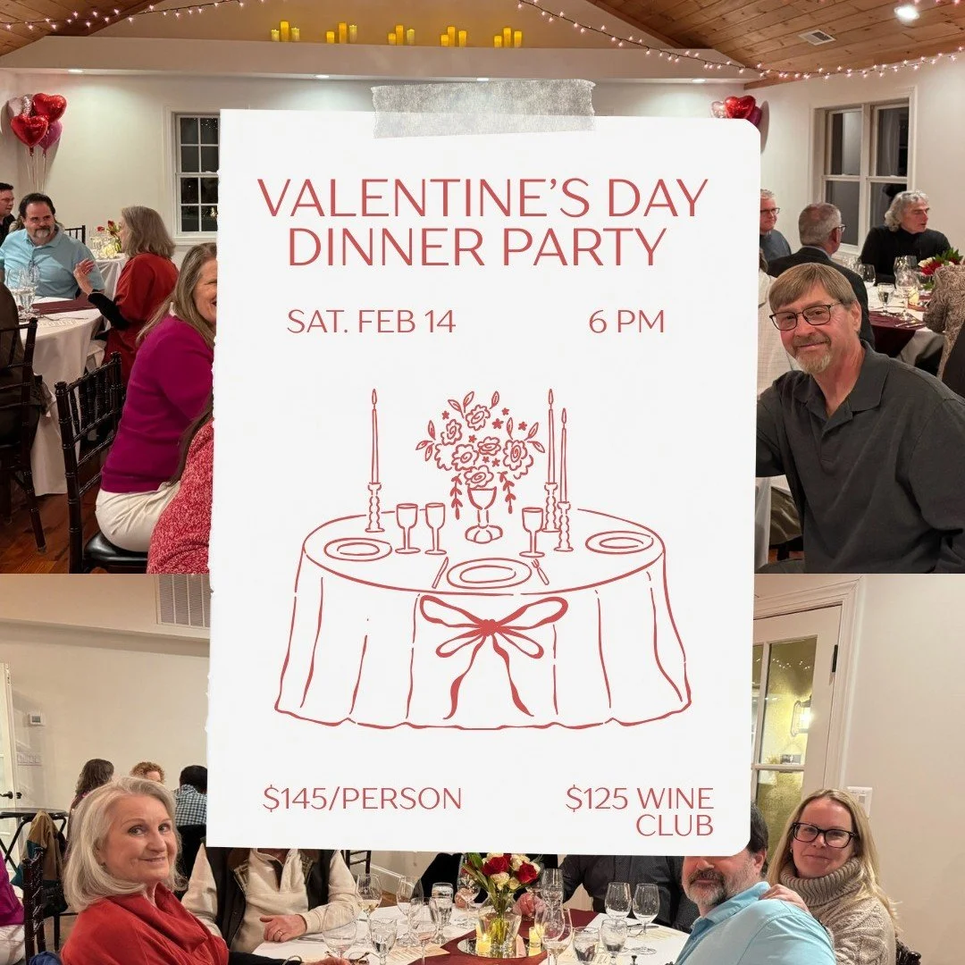 Looking for something a little different this Valentine&rsquo;s Day? Join us for our Valentine&rsquo;s Day Dinner Party! ❤️ On Saturday, February 14th, bring your partner, friends, or family for a delicious four-course dinner crafted by Chef Jose Mar