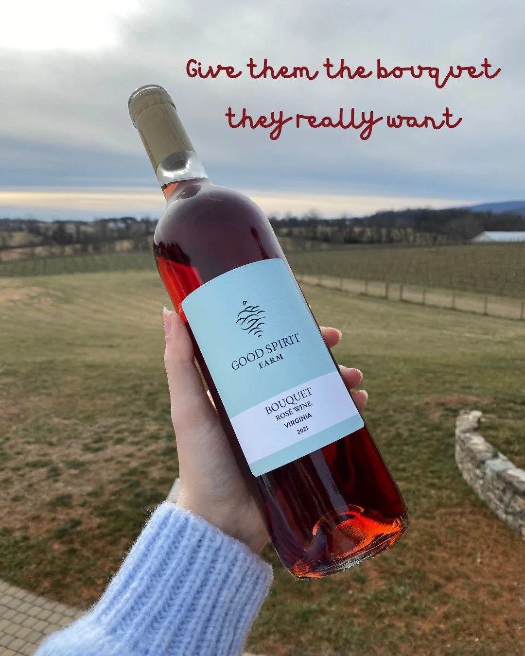 Skip the flowers this year&mdash;stop by Good Spirit Farm! 🍷🌹✨