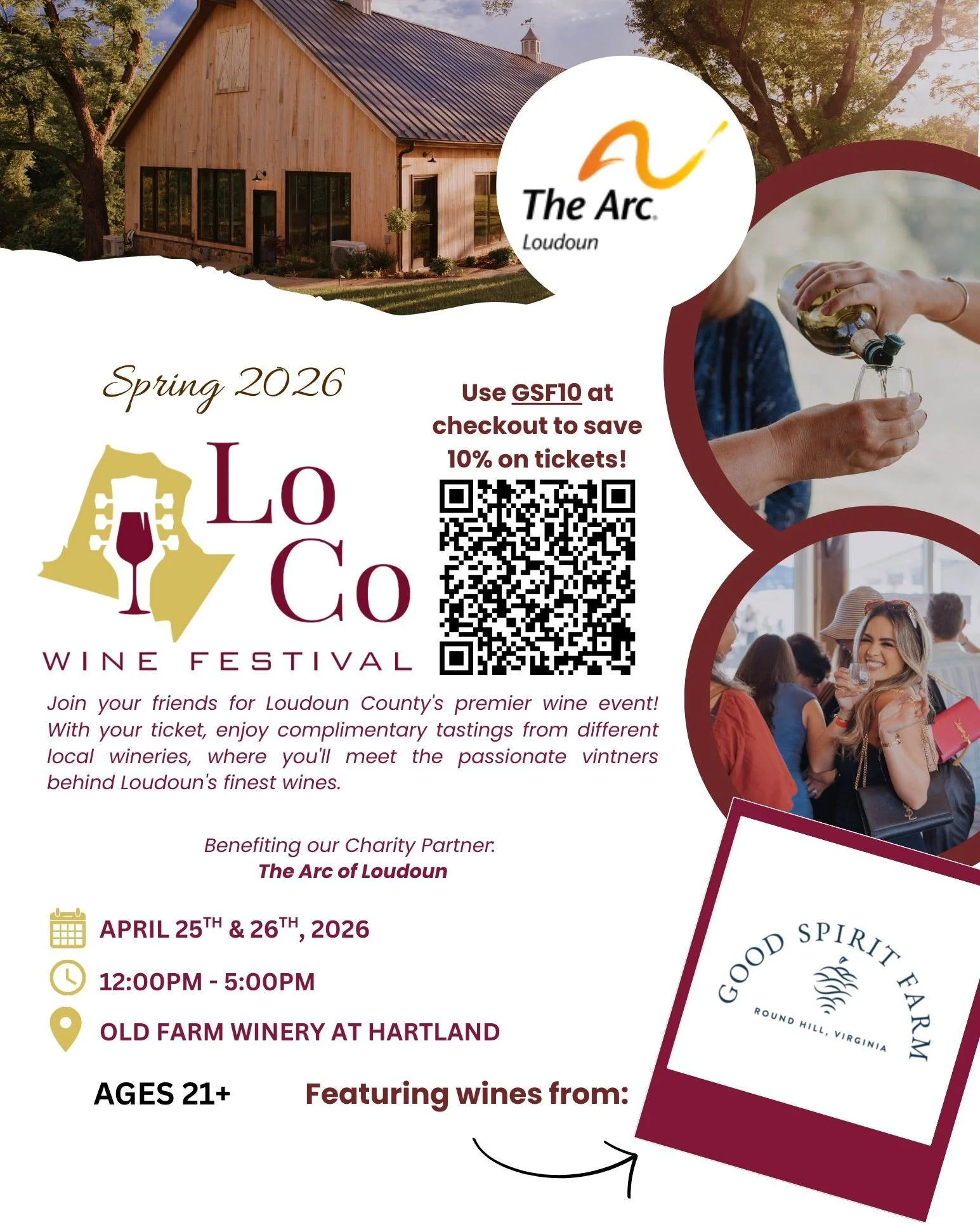 We&rsquo;re back at LoCo Wine Fest this year! Join us at Old Farm Winery at Hartland on April 25th &amp; 26th&mdash;we&rsquo;ll be pouring some of our favorites.