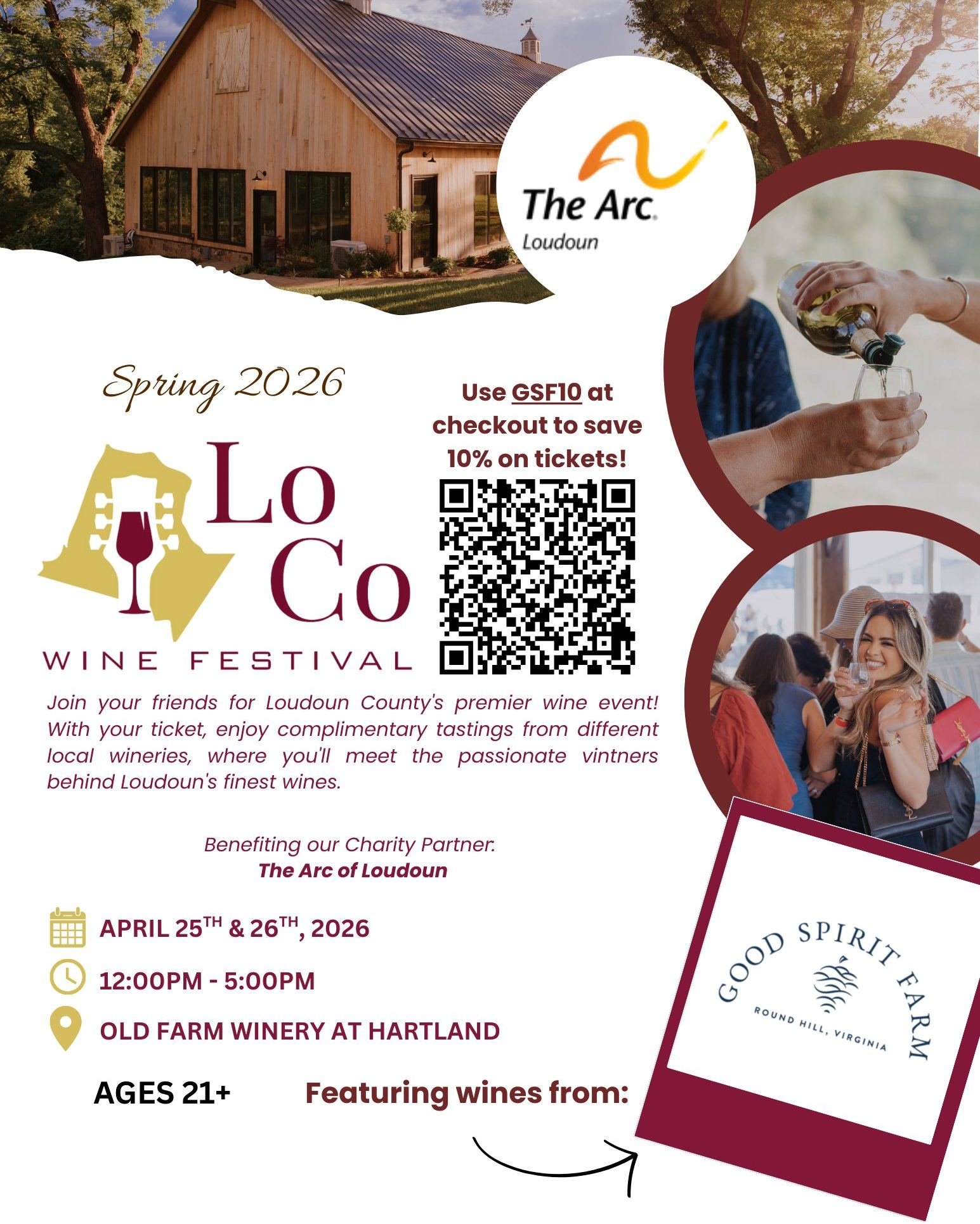 We&rsquo;re back at LoCo Wine Fest this year! Join us at Old Farm Winery at Hartland on April 25th &amp; 26th&mdash;we&rsquo;ll be pouring some of our favorites.