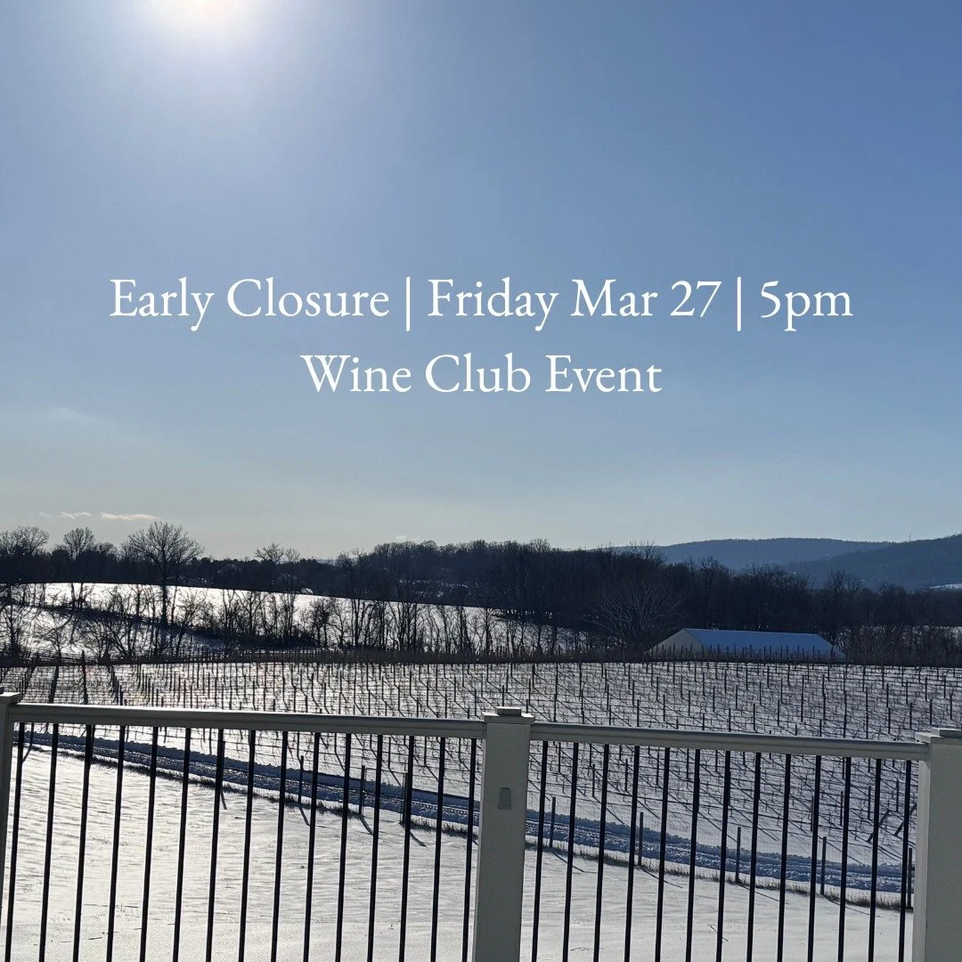 Closing at 5 PM today for a wine club event 🍷
Back to normal hours Saturday!