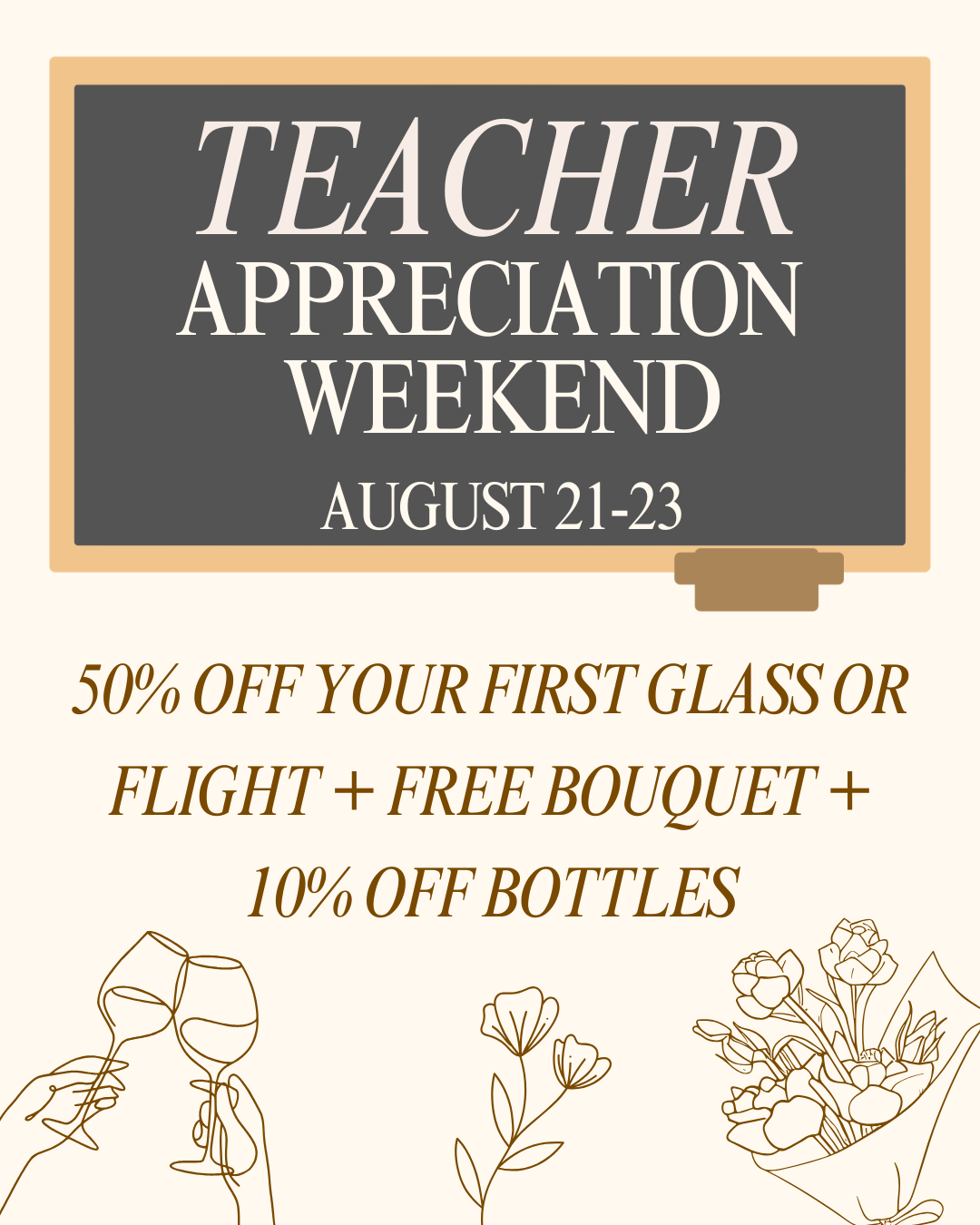 Teacher Appreciation Weekend