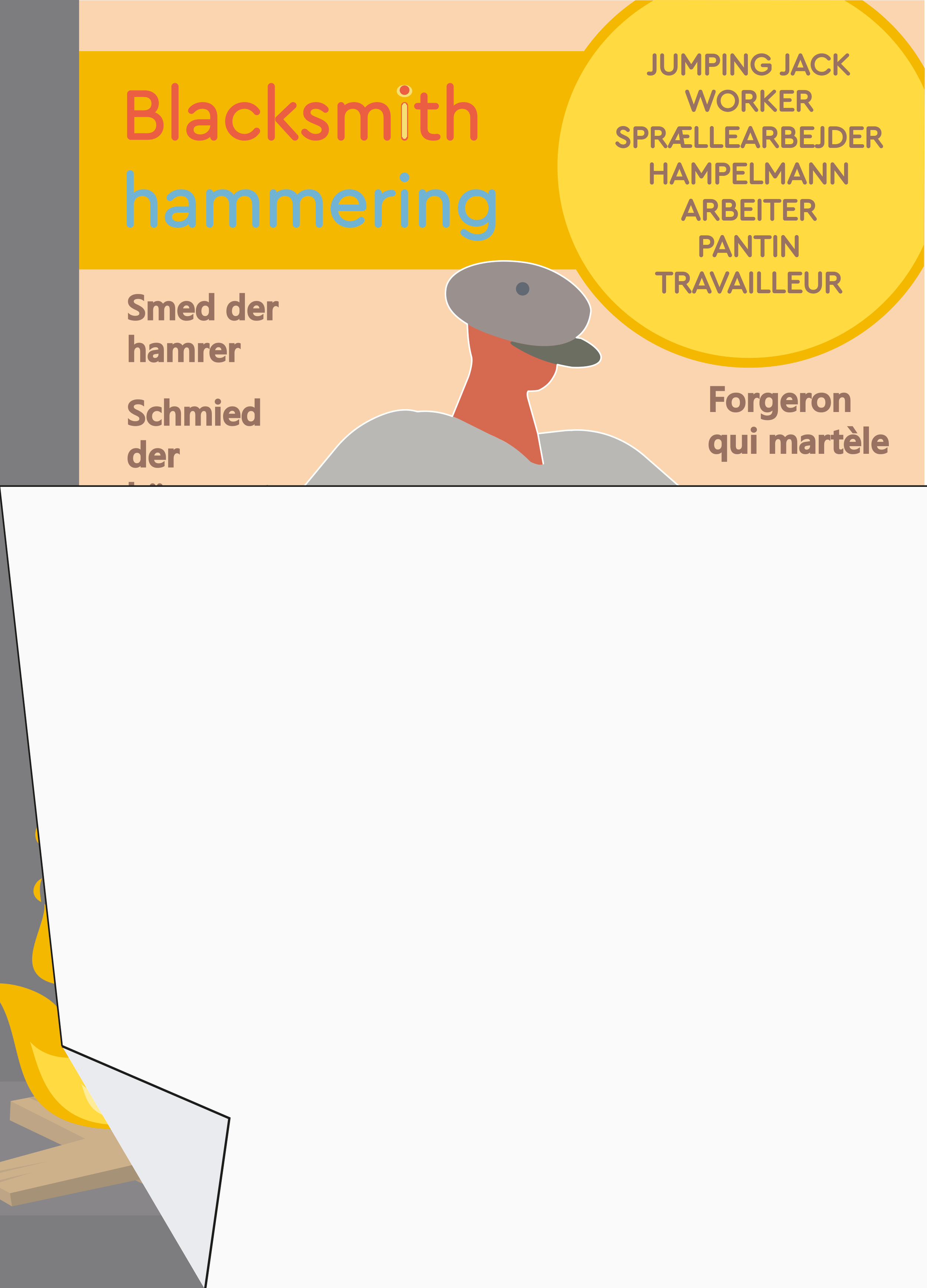 Jumping Jack Worker hammering
