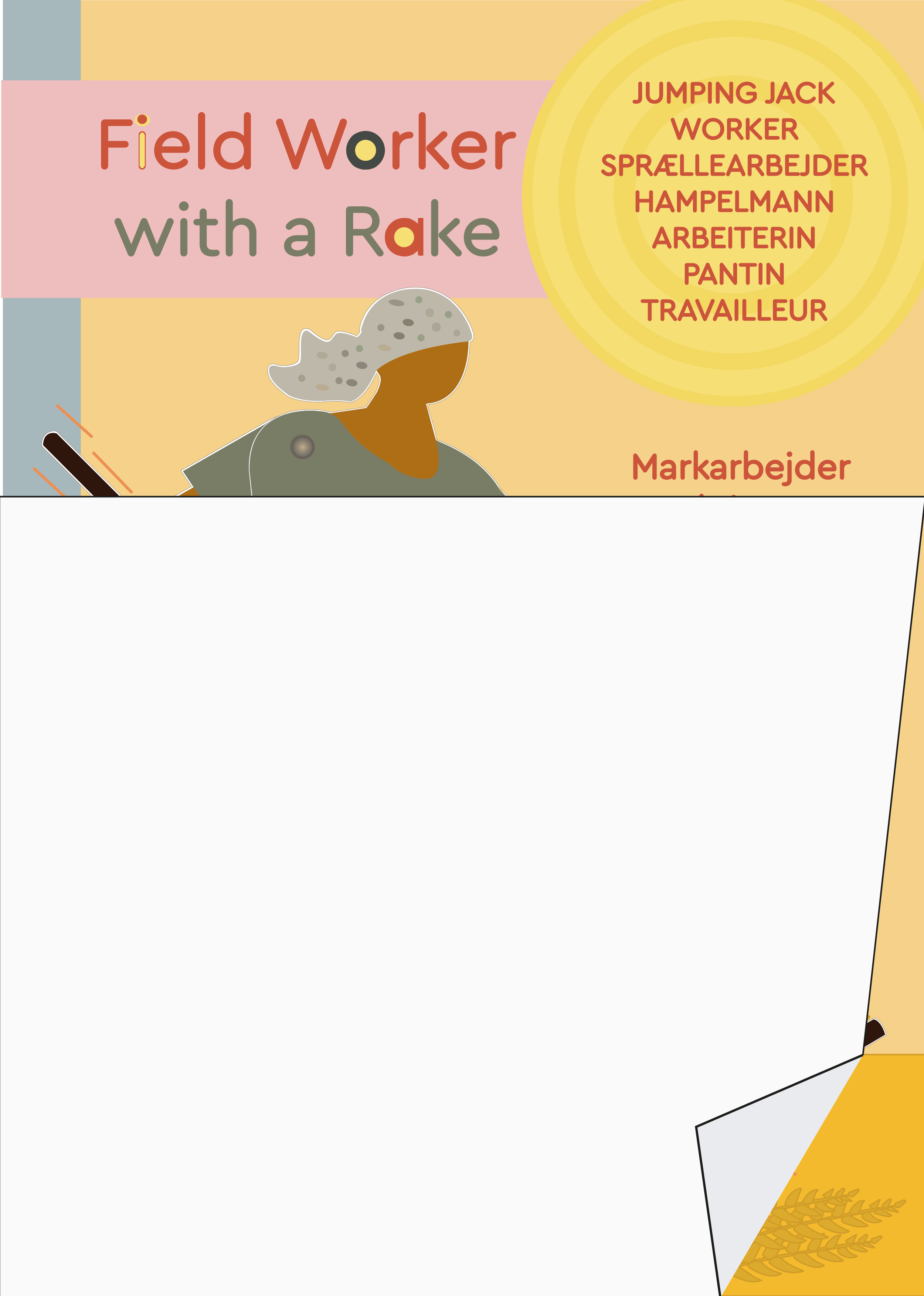 Field Worker with a Rake