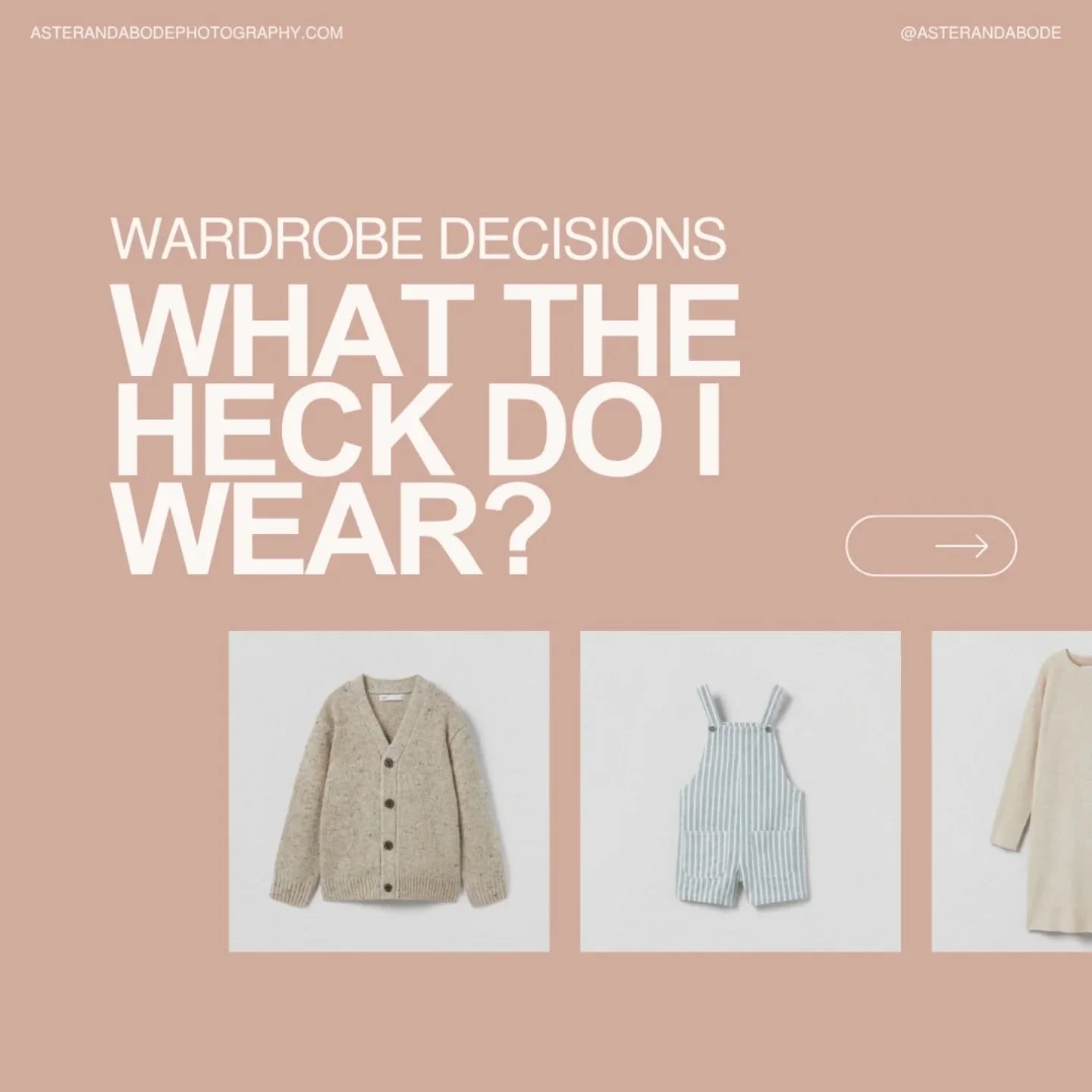 Are you second-guessing your wardrobe for your upcoming photo session?
You&rsquo;re not alone&mdash;most people do.

That&rsquo;s why I&rsquo;ve put together a few simple tips to help you choose outfits for yourself (and your family) so you feel conf