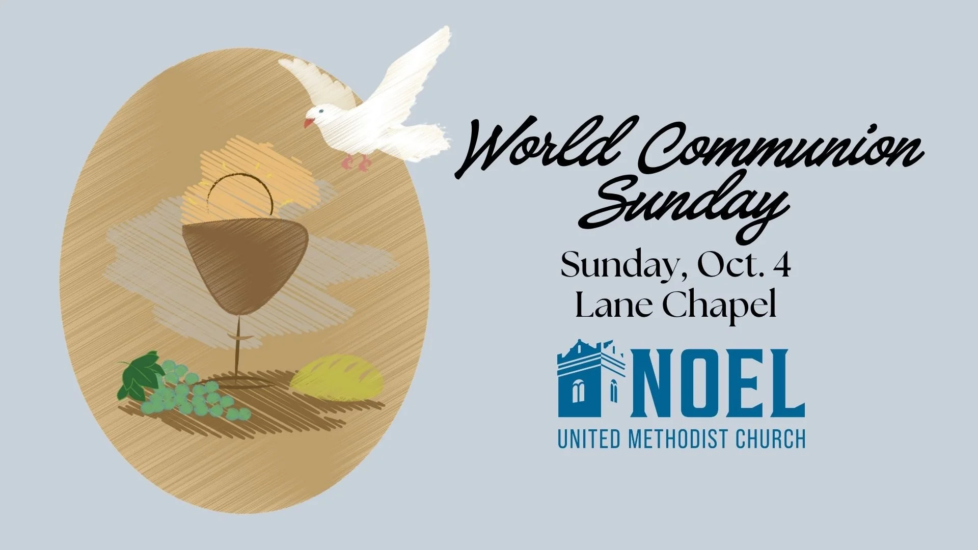 World Communion Sunday Service in Lane Chapel