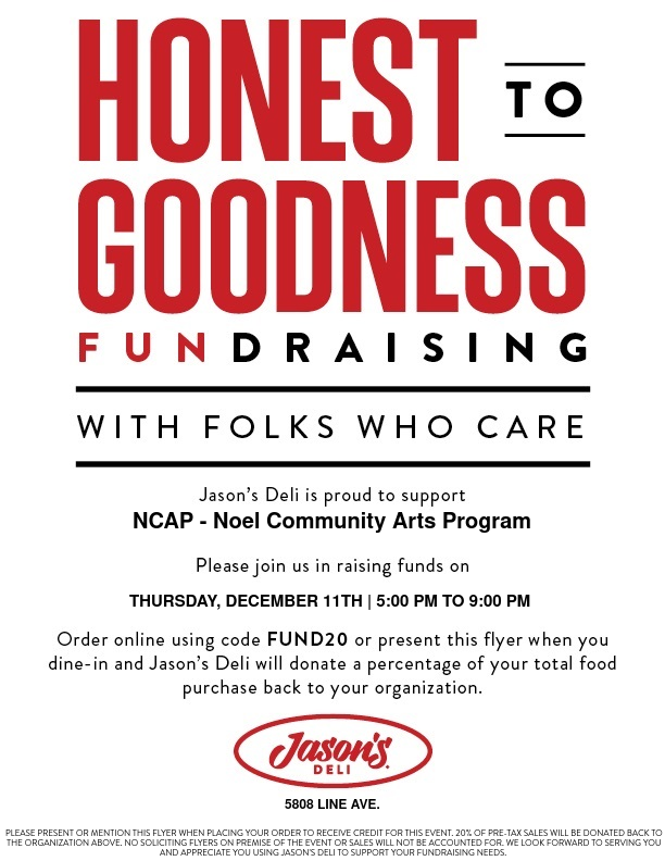 NCAP Fundraiser - Dinner at Jason's Deli