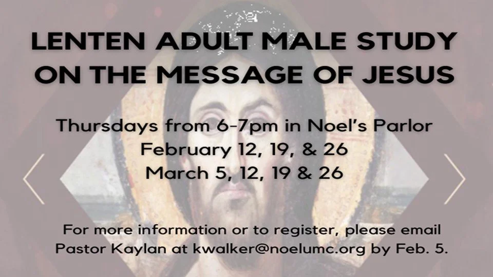 Lenten Adult Male Study - The Message of Jesus