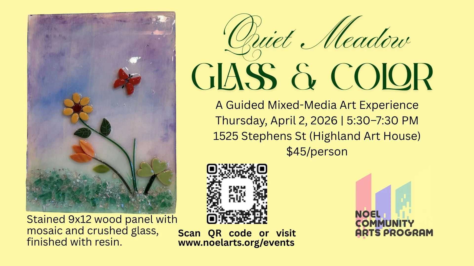 NCAP Presents Quiet Meadow: Glass &amp; Color