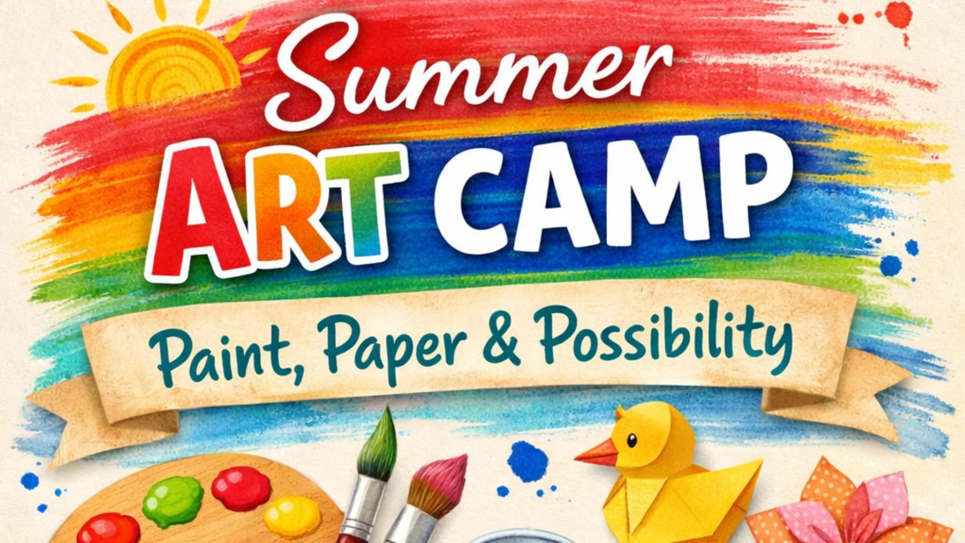 NCAP Summer Art Camp: Paint, Paper & Possibility