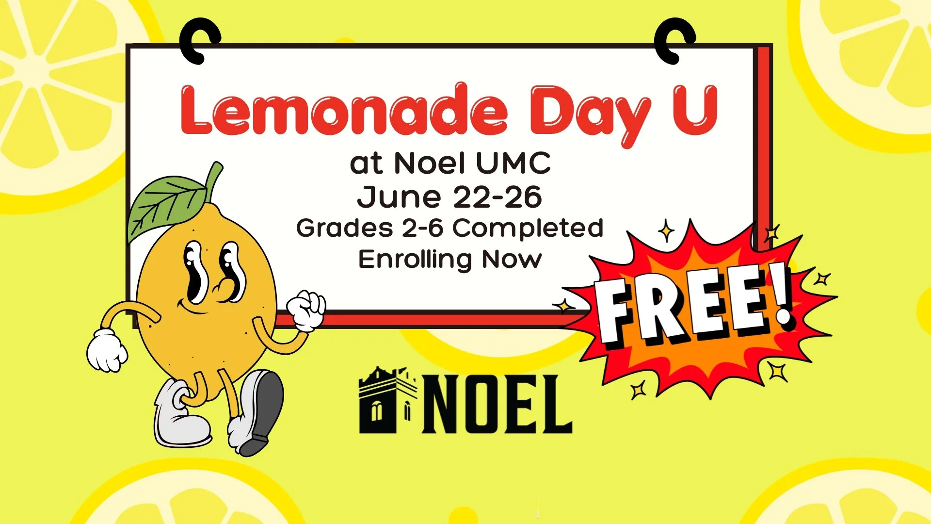 Lemonade Day U at Noel UMC