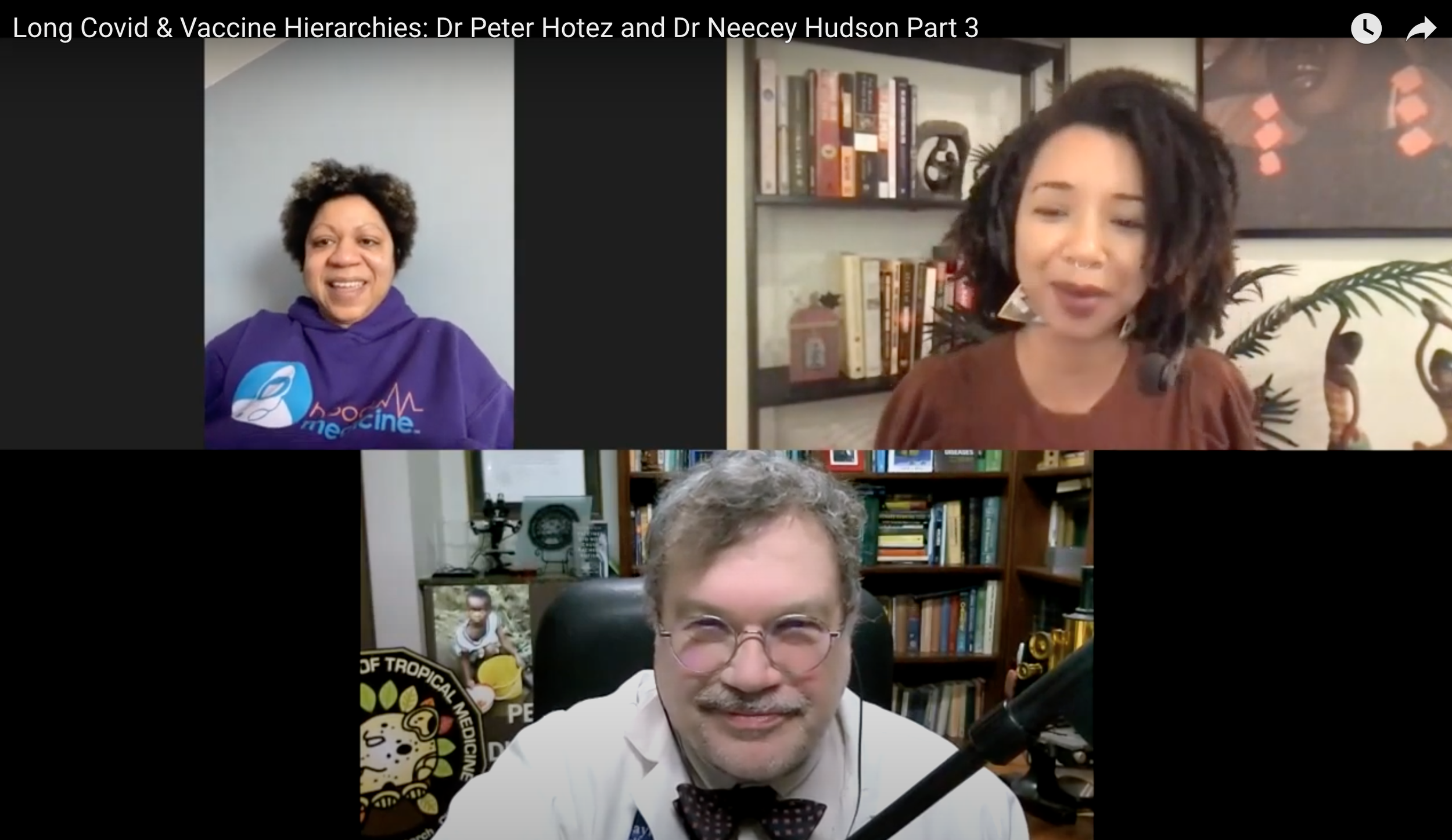 Long Covid & Vaccine Hierarchies: Dr Peter Hotez and Dr Neecey Hudson Part 3