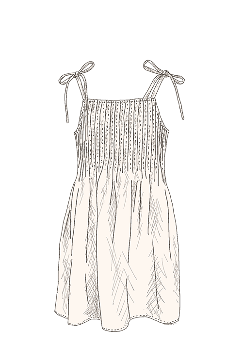 PINAFORE POPPY DRESS Custom Fabric