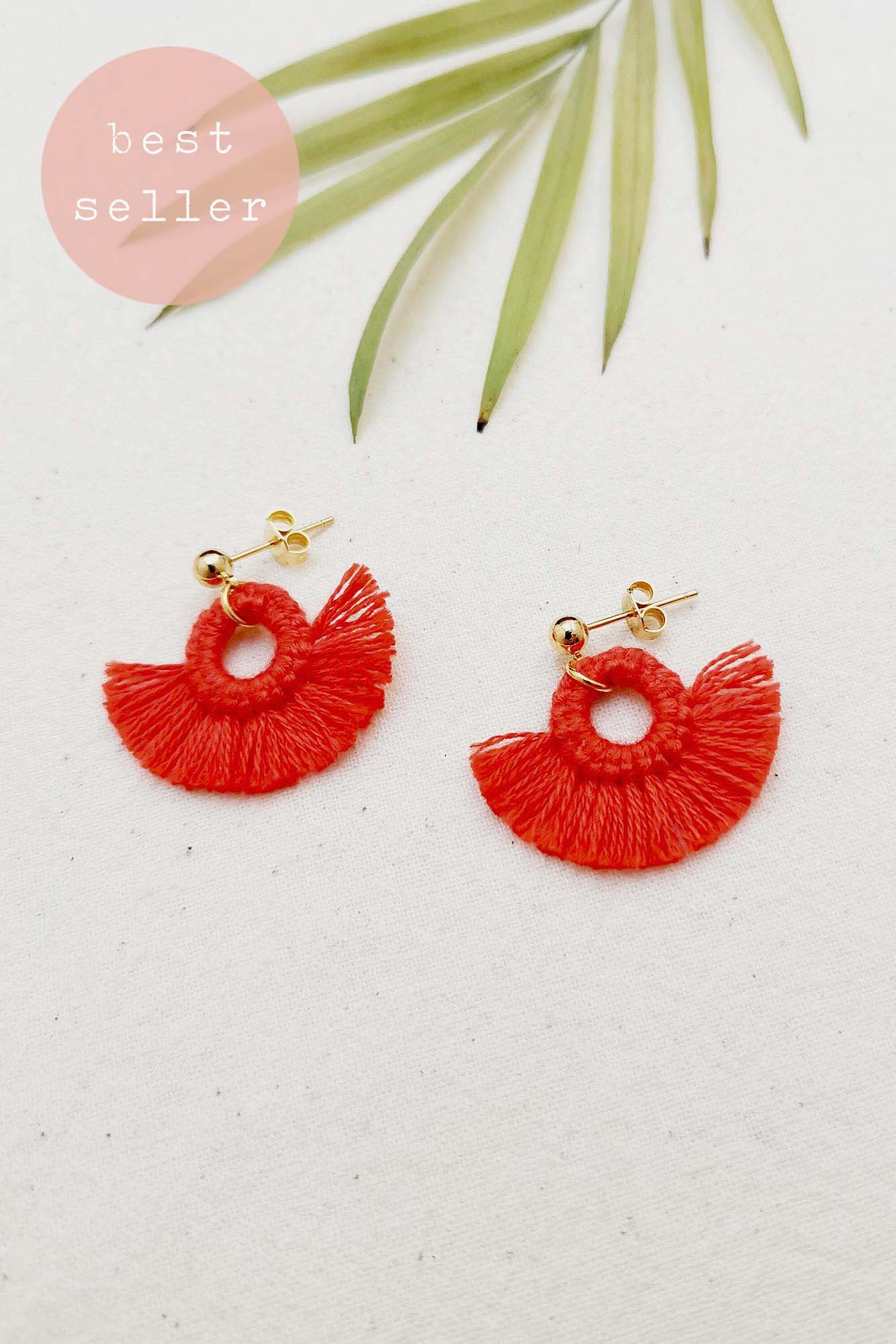 Fringe Circle Studs