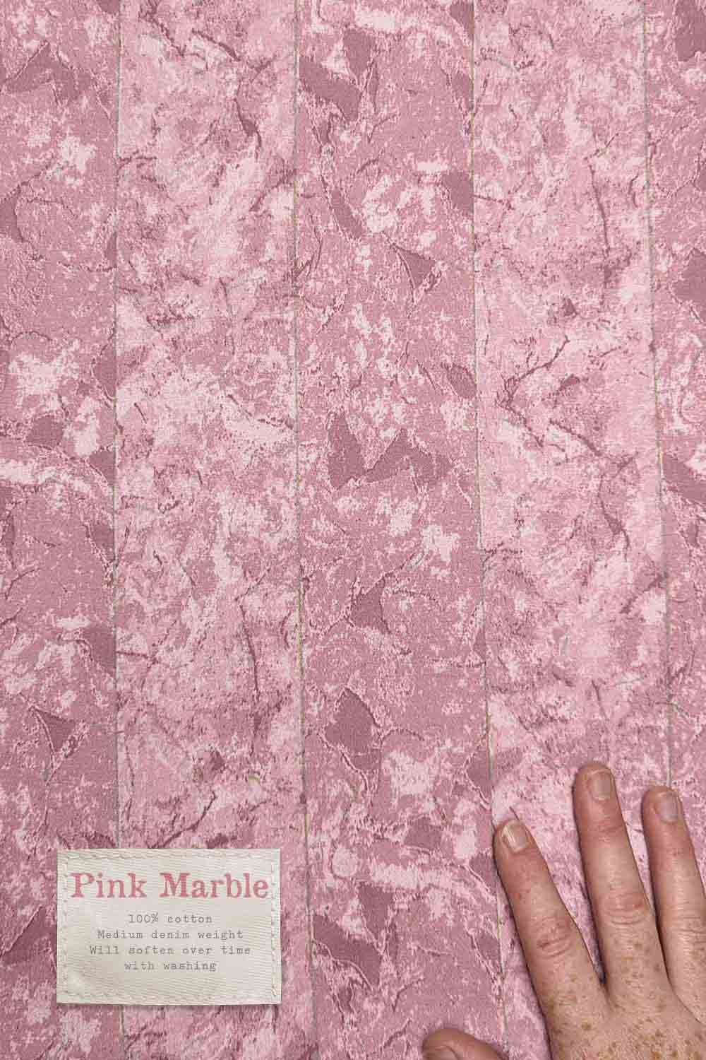 Pink marble fabric