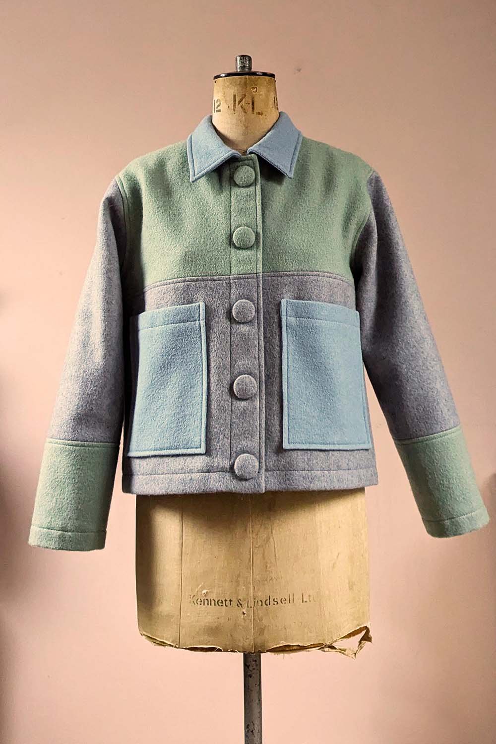 grey wool jacket