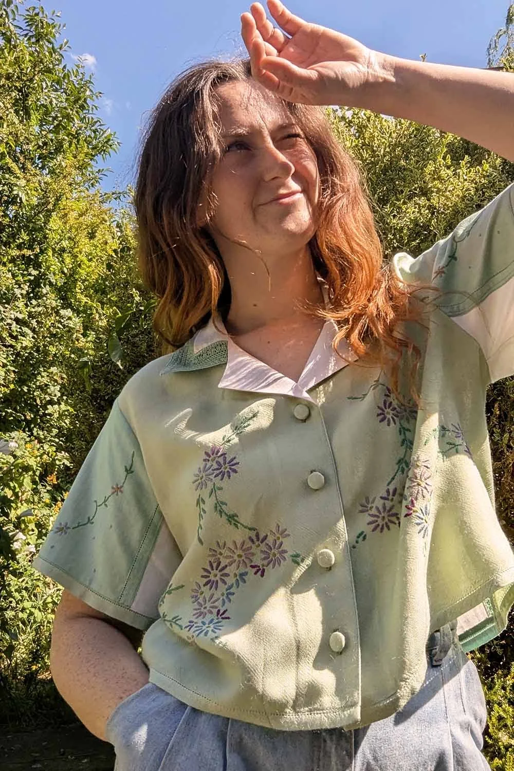 DYTAM SHIRT Short Sleeve Embroidered #42