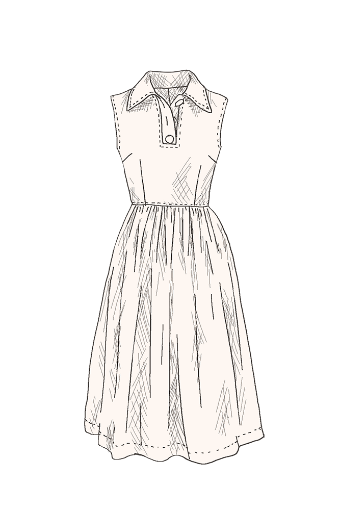 KATE DRESS Custom Fabric
