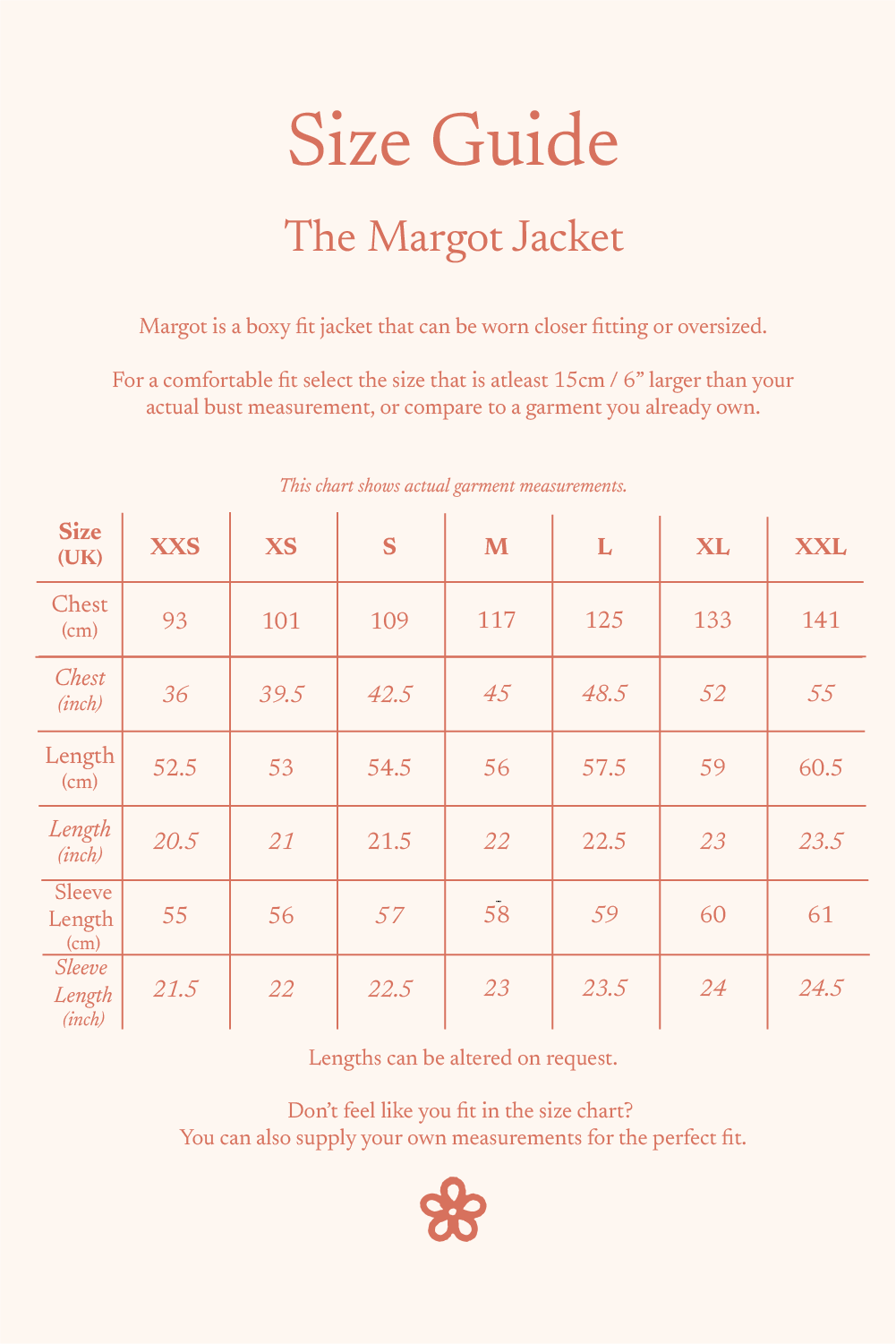 Daffodil and Leek made to order Margot Jacket Size Chart.png