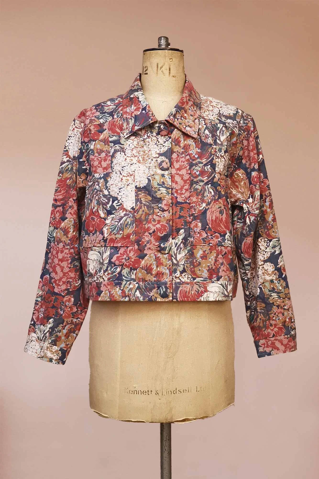 AVA JACKET Indigo Blossom