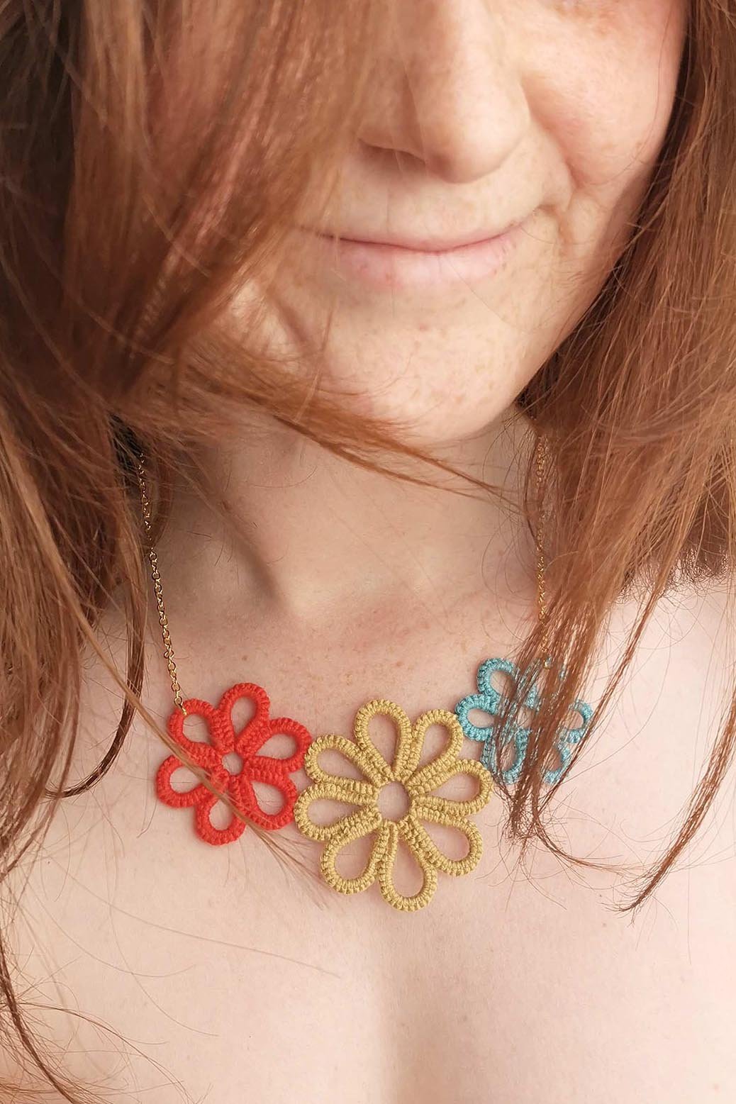 floral statement necklace