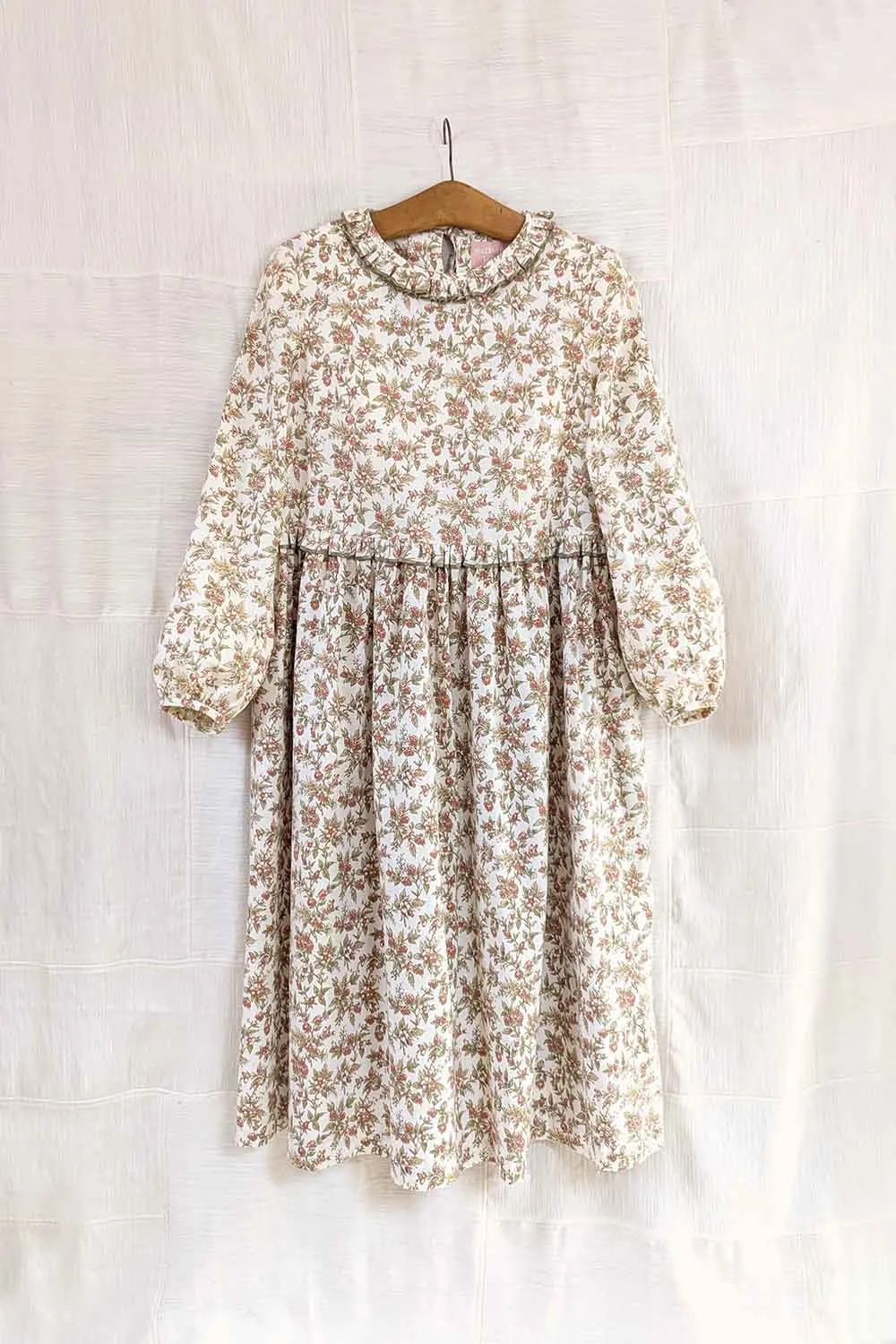 la prairie smock midi dress check VRG GRL La Prairie Smock Midi Dress // Check