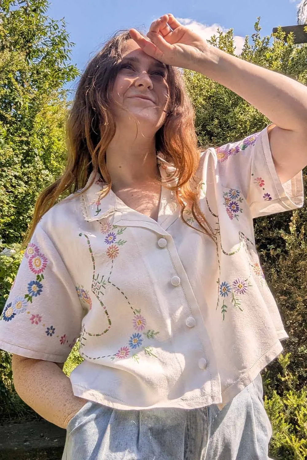 DYTAM SHIRT Short Sleeve Embroidered #43