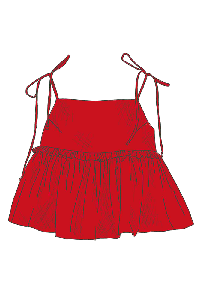 MADE TO ORDER BONNIE TOP Choose Your Fabric