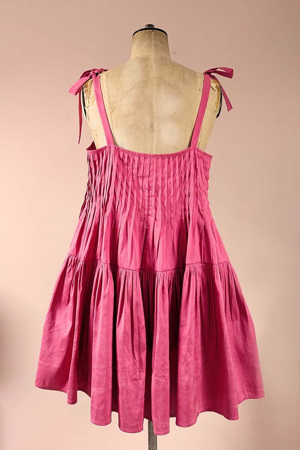 hot pink short dress