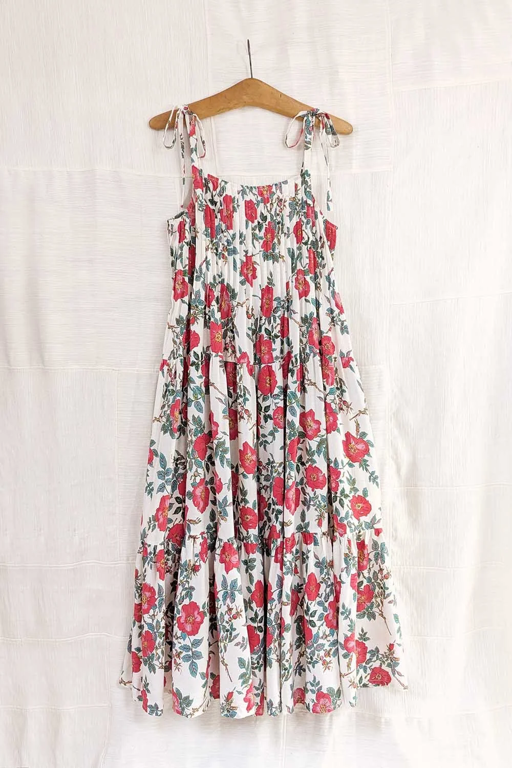 cotton twisting poppy print maxi dress Sammie Maxi