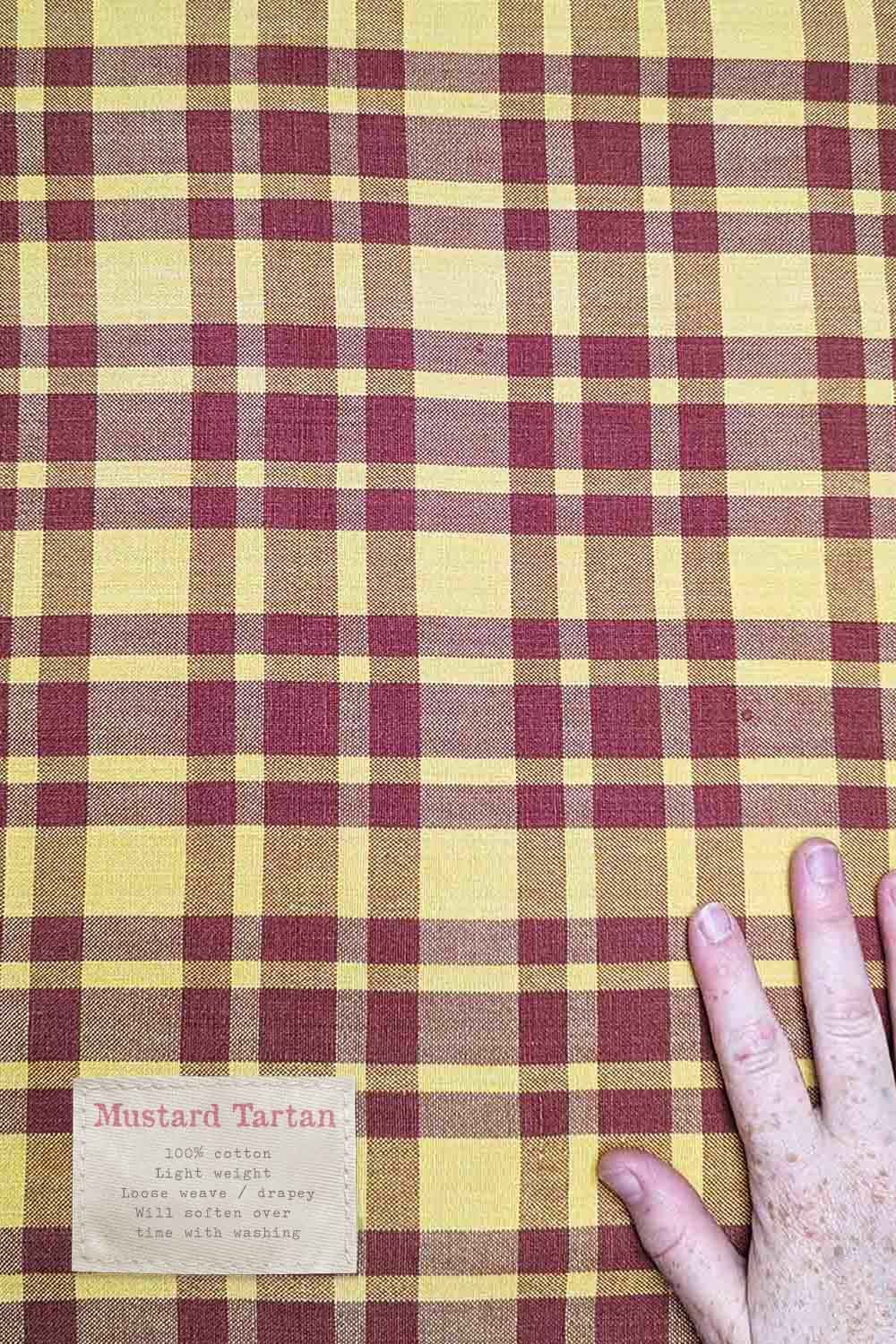 red yellow tartan