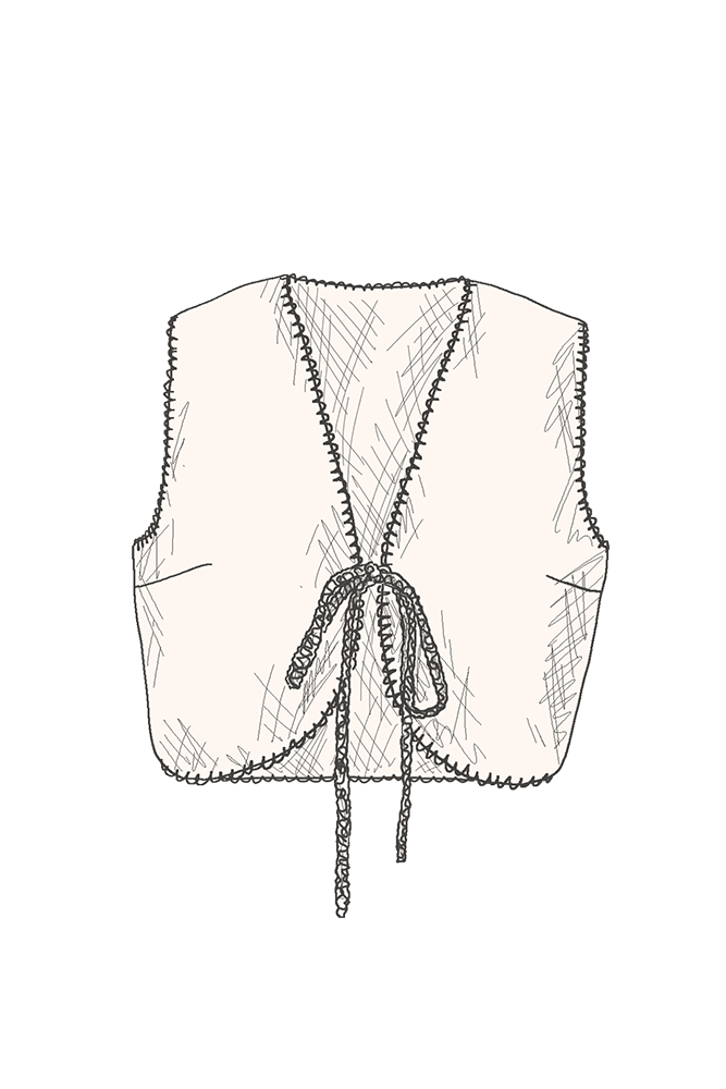 ISLA WAISTCOAT Custom Fabric