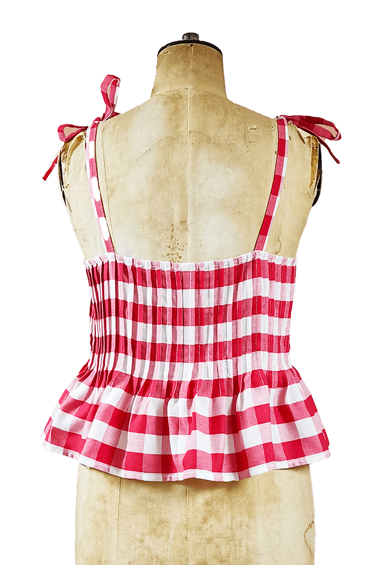 womens-red-gingham-cute-top-back.png