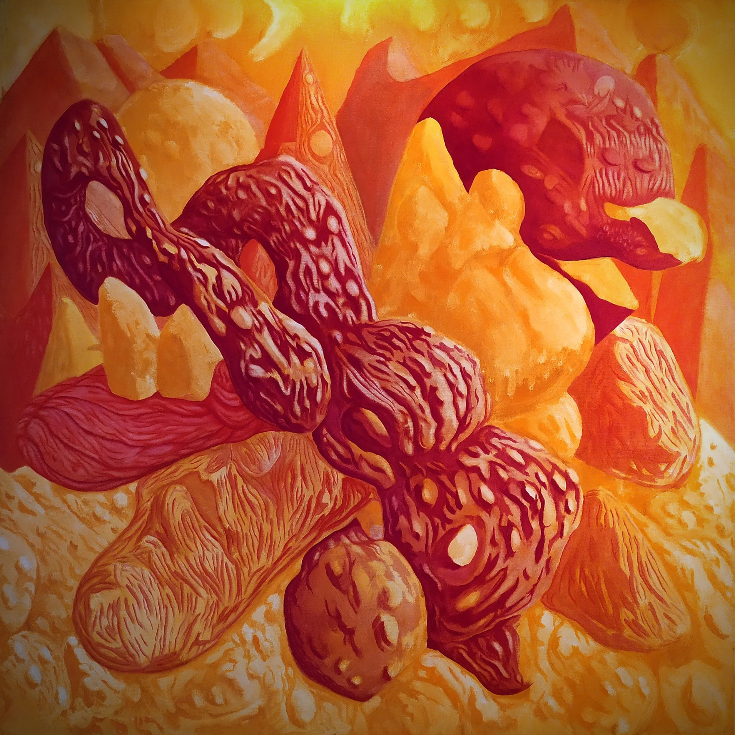 Oil painting, 90x90 cm