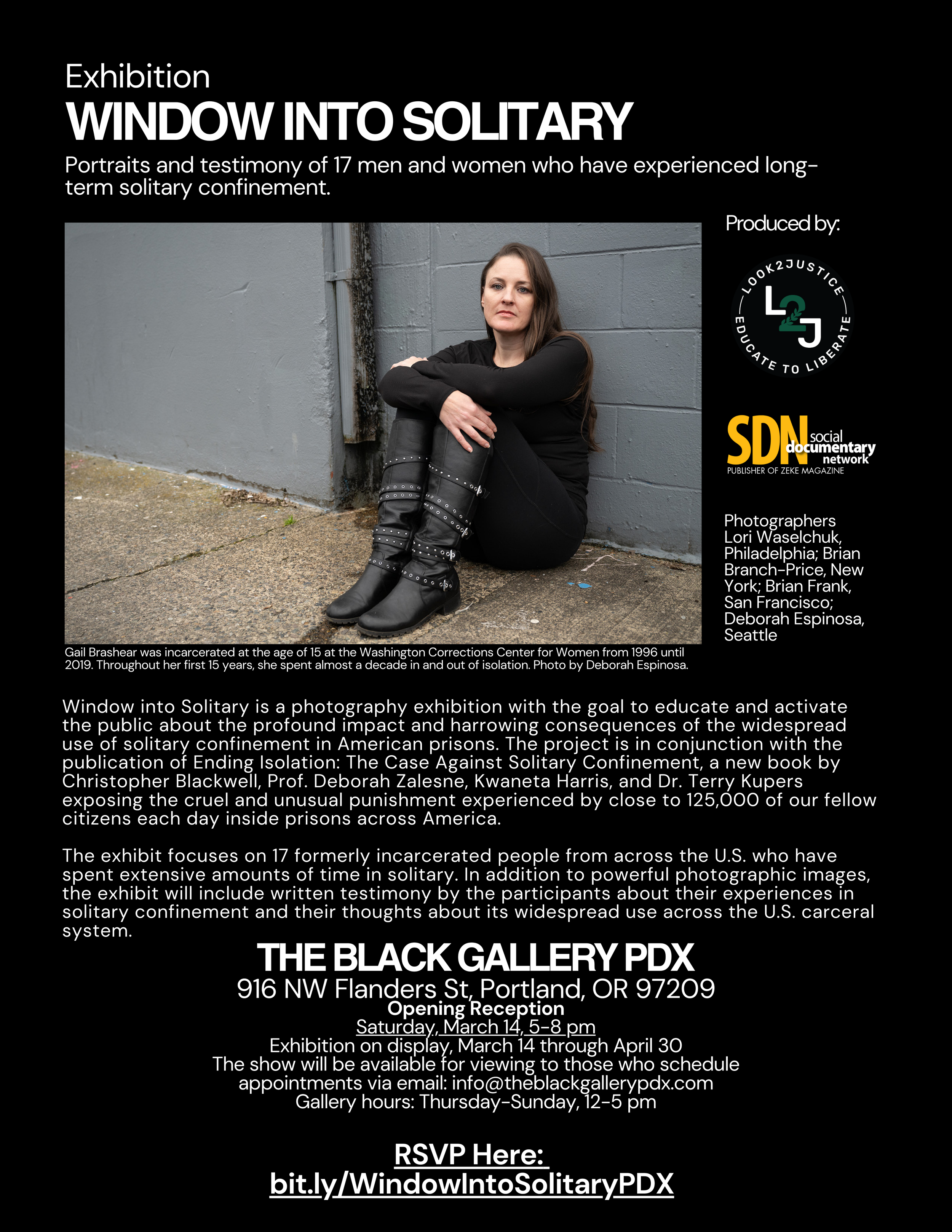 The BLACK Gallery presents Window into Solitary