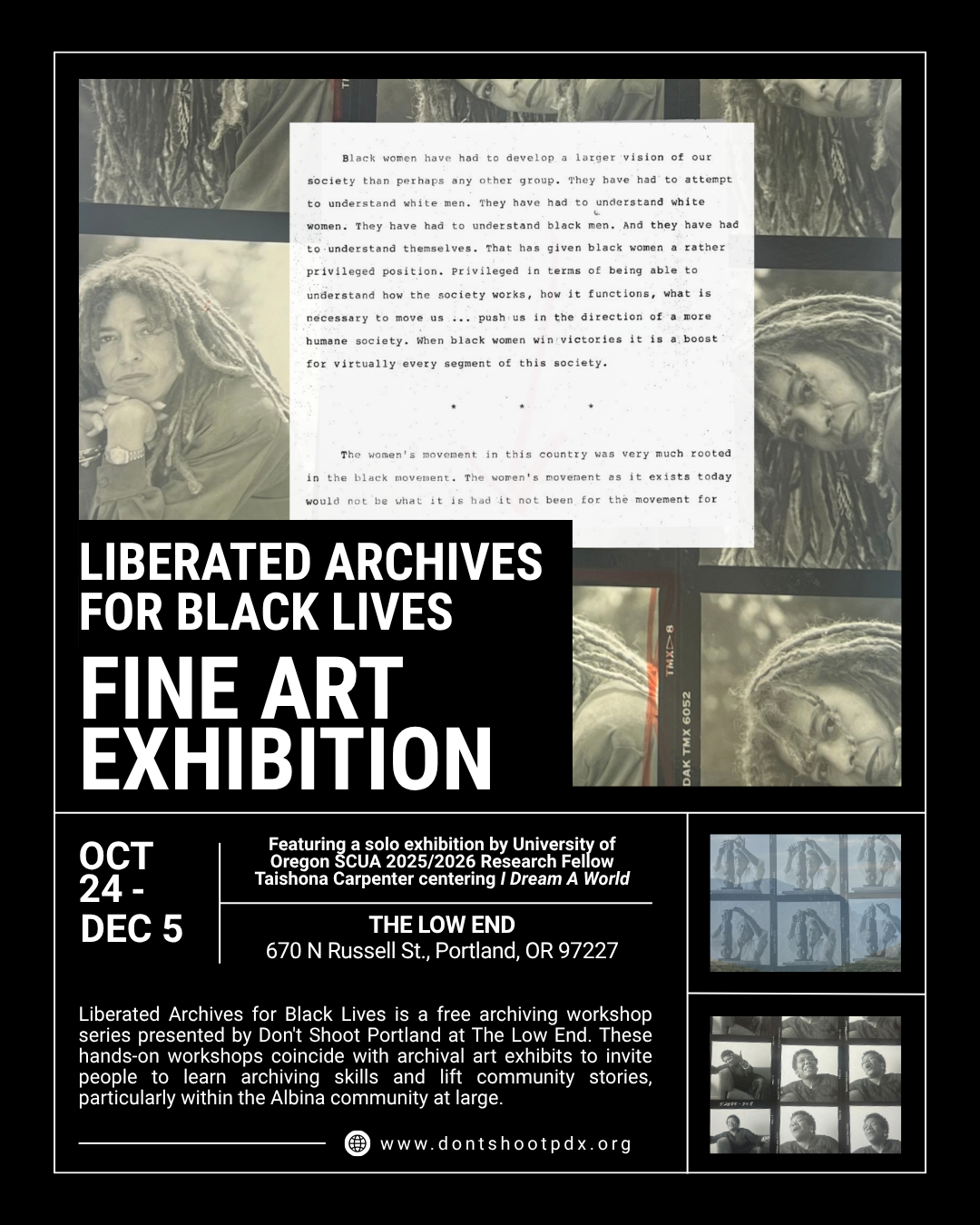Join us for community workshops + art activations!