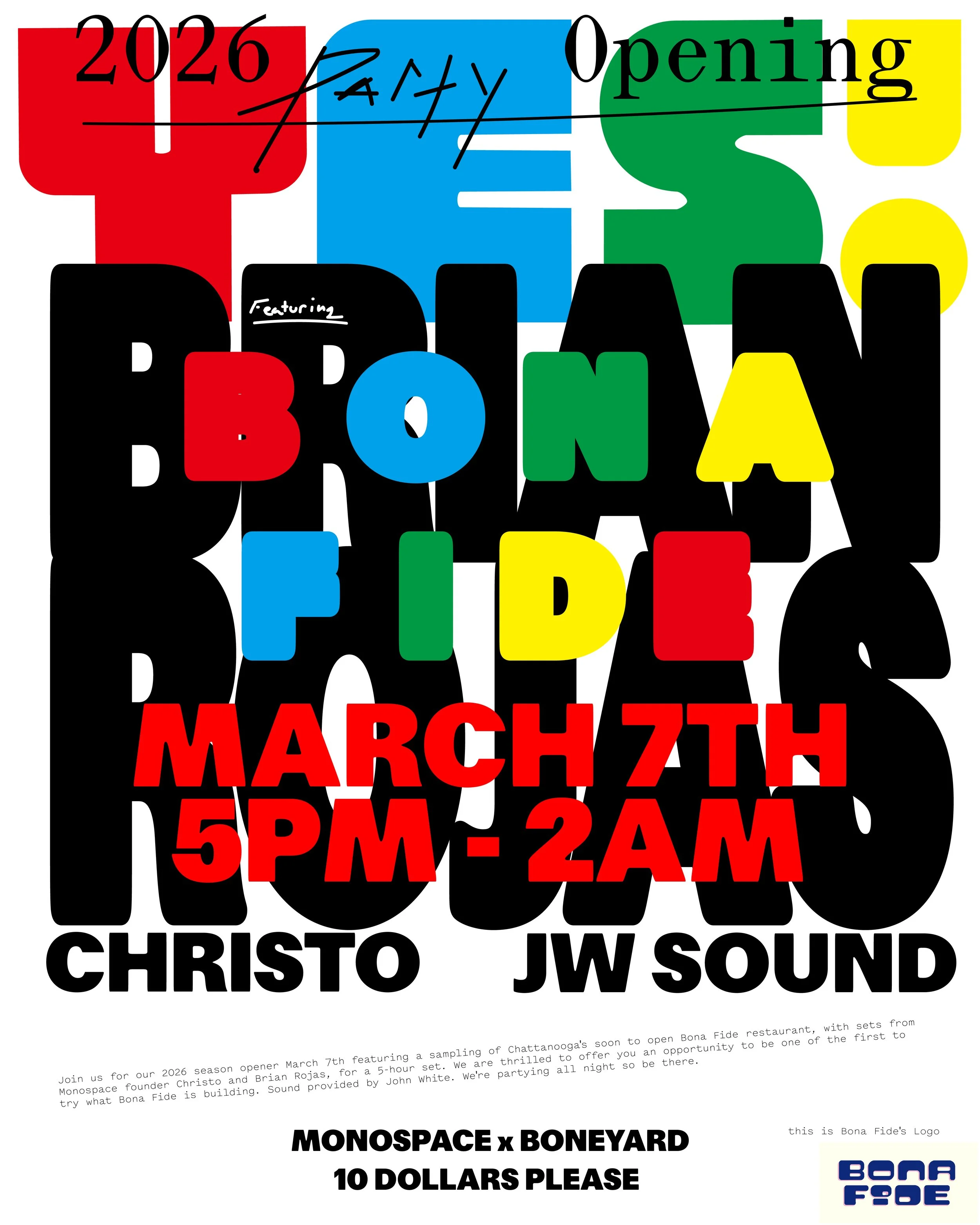 MONOSPACE FT BONA FIDE 3.7.26