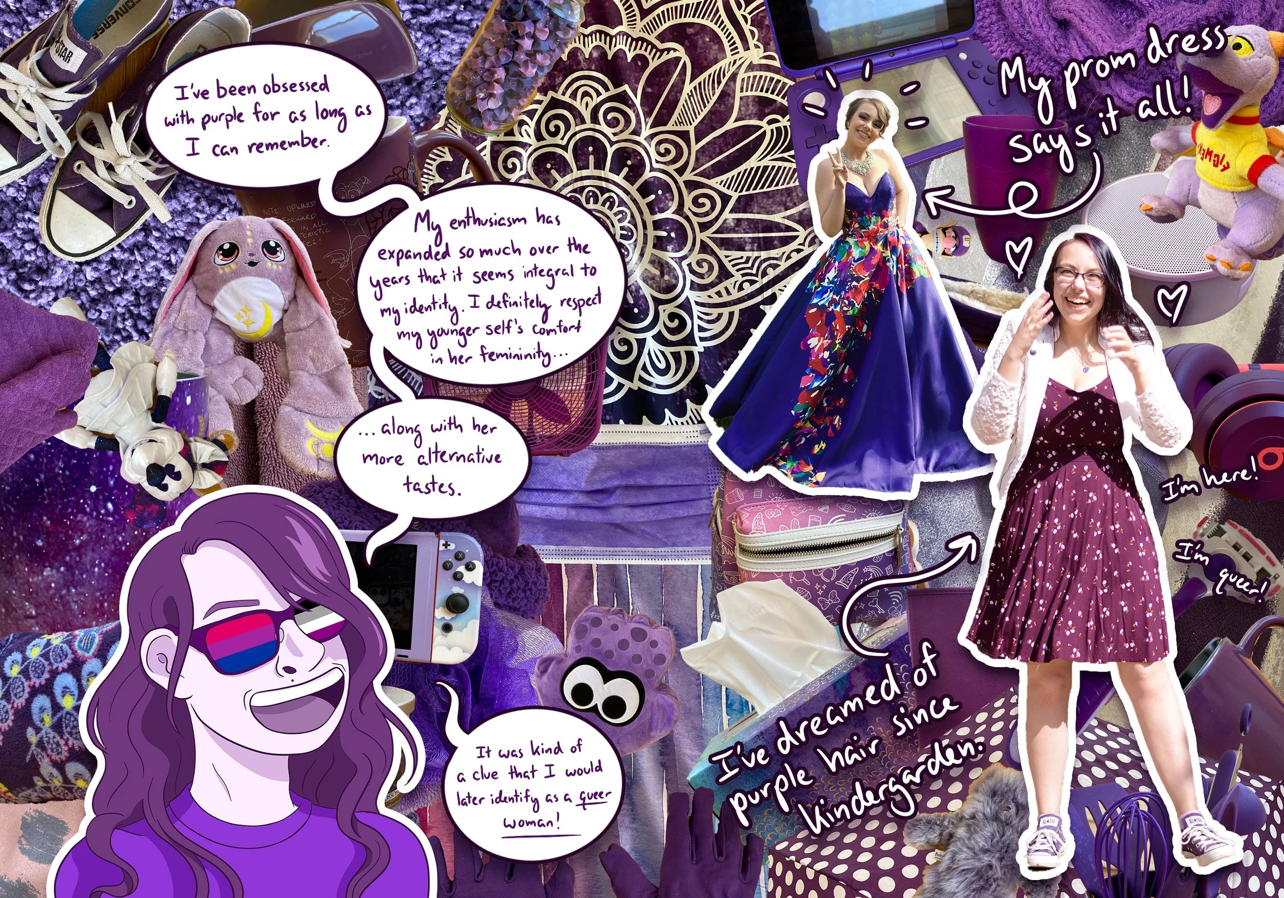 Spread from "Endless Possibilities" zine - 2