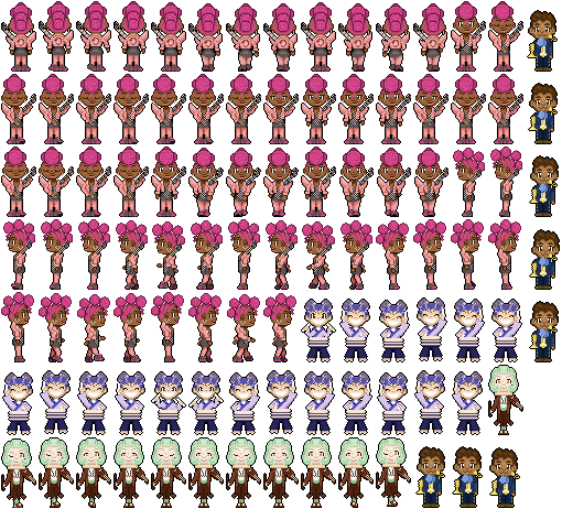 Character sprite sheet