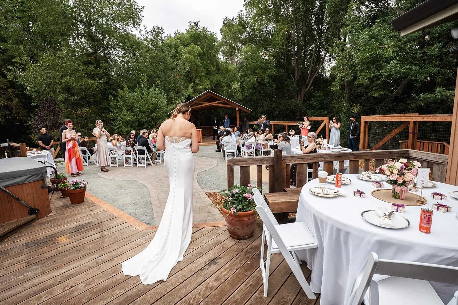 bride walking down isle in mill valley.jpg