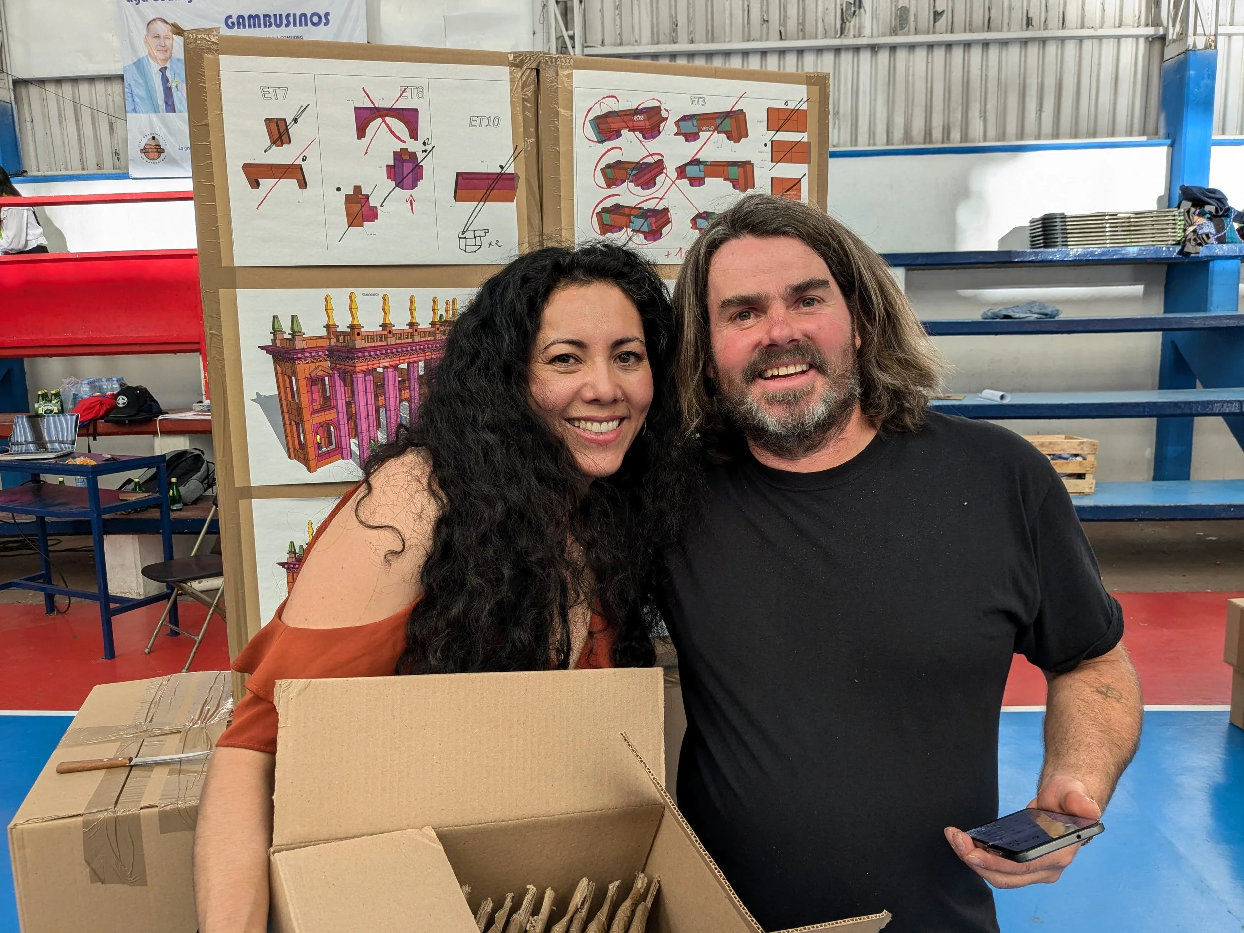 Laura  Lesllo and Olivier Grossette