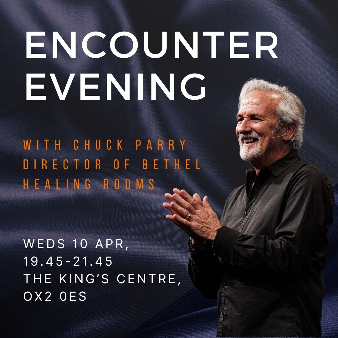 Our next #EncounterEvening is on Weds 10 April, and we're SO excited to have @chuckparry with us! Chuck is the Director of @bethelhealingrooms, and has a remarkable anointing for healing, signs and wonders. 🔥

If last night's event is anything to go