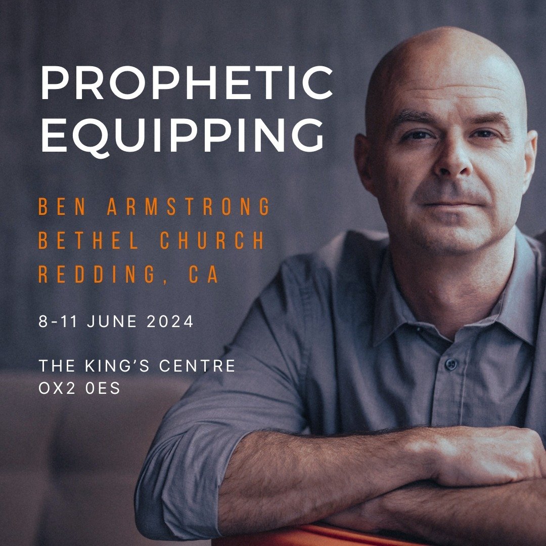 We&rsquo;re delighted to welcome @thebenarmstrong, overseer of @bethel.prophetic at @bethel Redding California. He will spend a weekend equipping us to hear God&rsquo;s voice, develop a prophetic culture, and grow in our influence for the Kingdom. 

