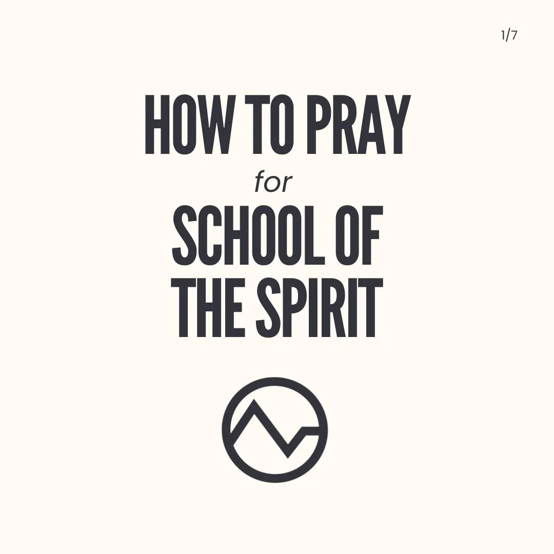 Our next School of the Spirit cohort kicks off a week today. Here are four ways you can be praying for us. And if you sense anything from the Lord as you pray, please do drop us a line!