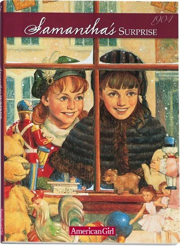 Samantha's Surprise cover, ribbon-cover edition